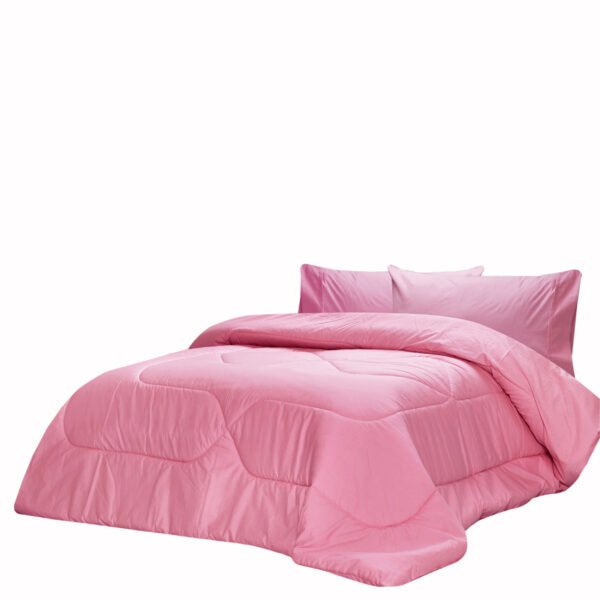 Breathable 3 Pcs Comforter Sets - Baby Pink | Bedding N Bath