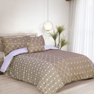 4-Piece Printed Quilt Cover Set - Drew