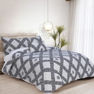 4-Piece Printed Quilt Cover Set - Inaya