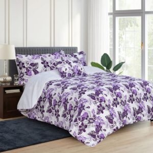 4-Piece Printed Quilt Cover Set - Drew - Layne